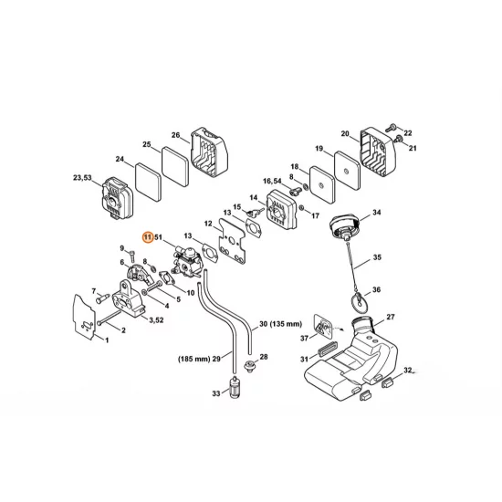 STIHL  Gaźnik C1Q-S56B 4137 120 0604